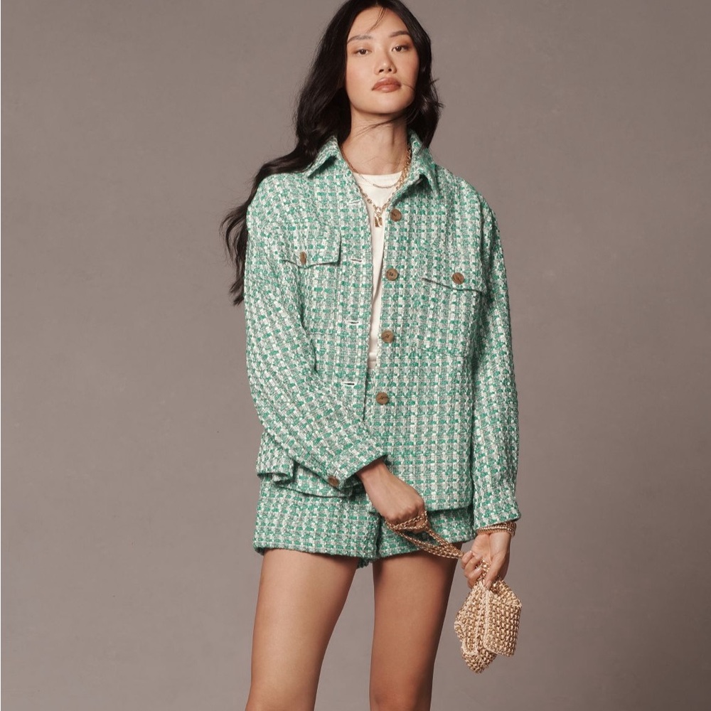 NWT - Maeve Tweed Shacket